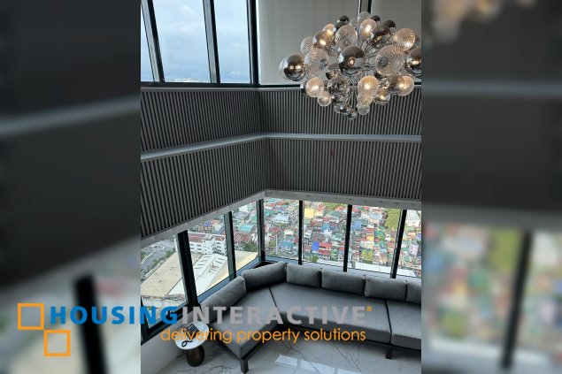 fully furnished 1br unit with parking for lease in one rockwell
