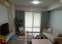 fully furnished 2br unit with balcony and parking for lease in proscenium residences