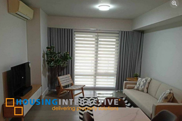 fully furnished 2br unit with balcony and parking for lease in proscenium residences