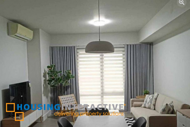 fully furnished 2br unit with balcony and parking for lease in proscenium residences