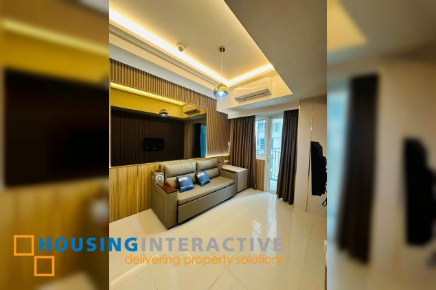 fully furnished 1br unit with balcony for lease in park avenue