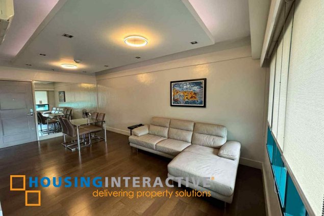 fully furnished 2br unit with parking for lease in edades tower