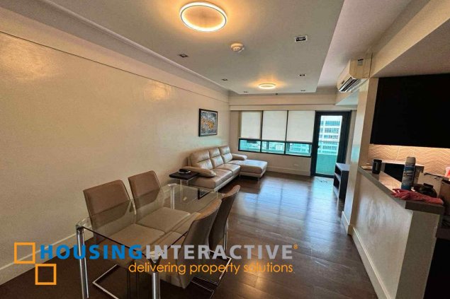 fully furnished 2br unit with parking for lease in edades tower