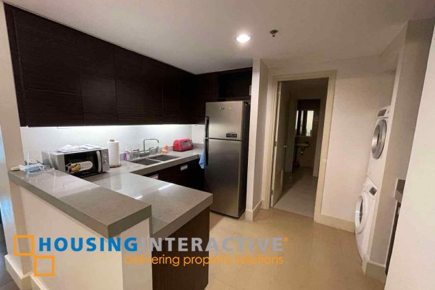 fully furnished 2br unit with parking for lease in edades tower