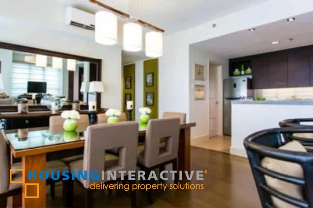 furnished 2br unit with parking for lease in edades tower