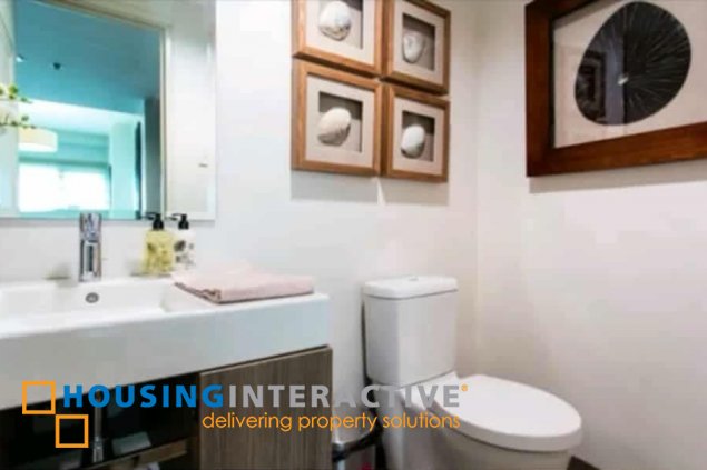 furnished 2br unit with parking for lease in edades tower