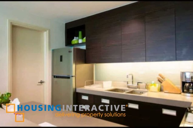 furnished 2br unit with parking for lease in edades tower