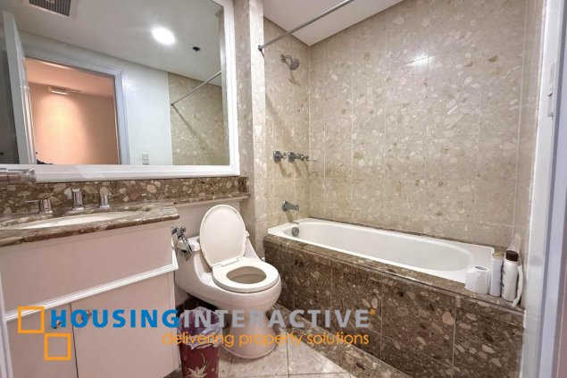 fully furnished 2br unit with parking for lease in amorsolo east