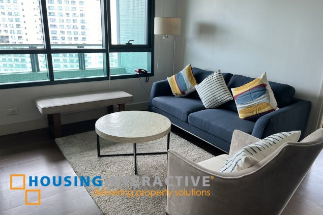 fully furnished 2br unit with parking for lease in edades tower