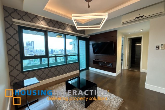 fully furnished 2br unit with parking for lease in edades tower