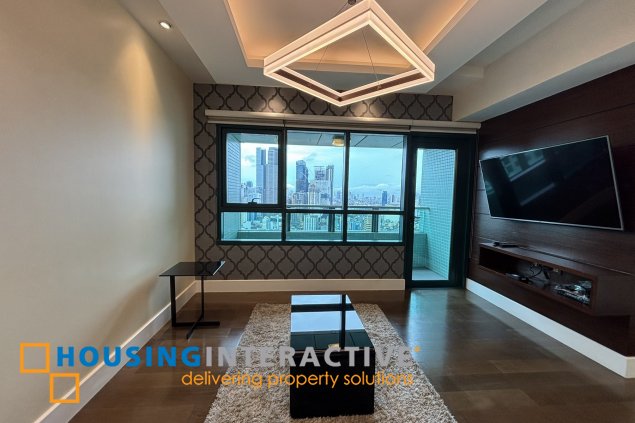 fully furnished 2br unit with parking for lease in edades tower