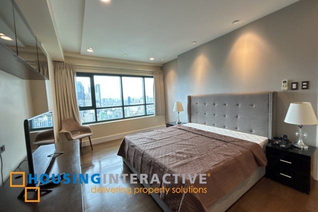 fully furnished 2br unit with parking for lease in edades tower
