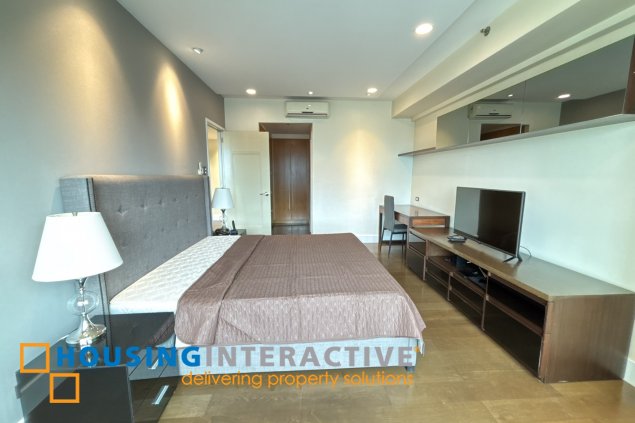 fully furnished 2br unit with parking for lease in edades tower