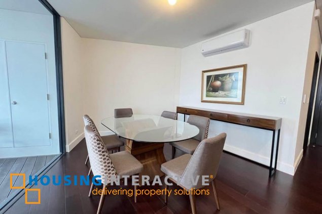 fully furnished 2br unit with parking for lease in garden towers
