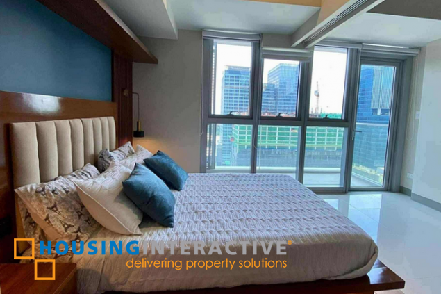 fully furnished 1br unit for lease in uptown parksuites