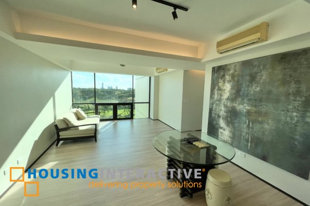 semi-furnished 2br unit with parking for lease in bonifacio ridge