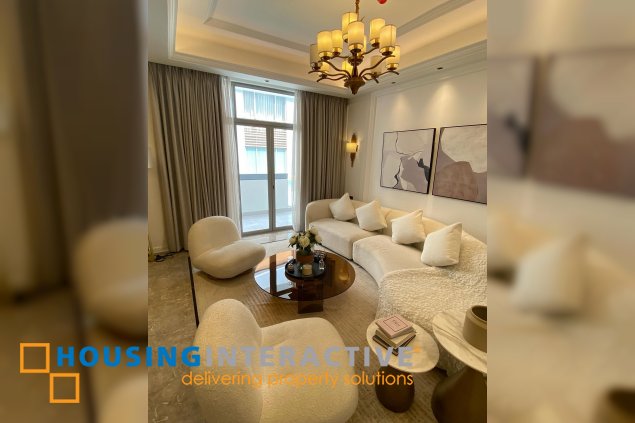 4-storey townhouse with pool and parking for sale in san juan city