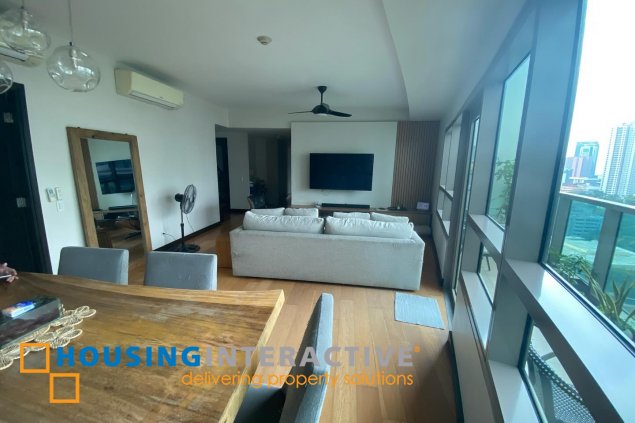 fully furnished 2br unit with parking for sale in the residences at greenbelt