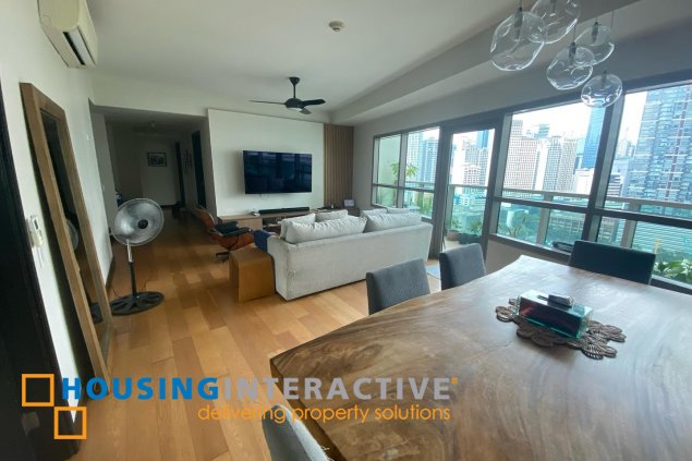 fully furnished 2br unit with parking for sale in the residences at greenbelt