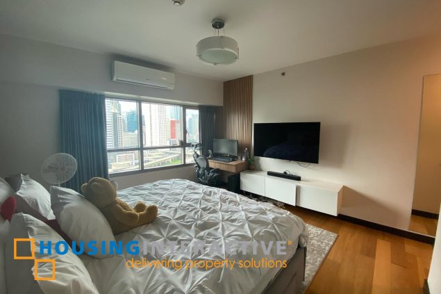 fully furnished 2br unit with parking for sale in the residences at greenbelt