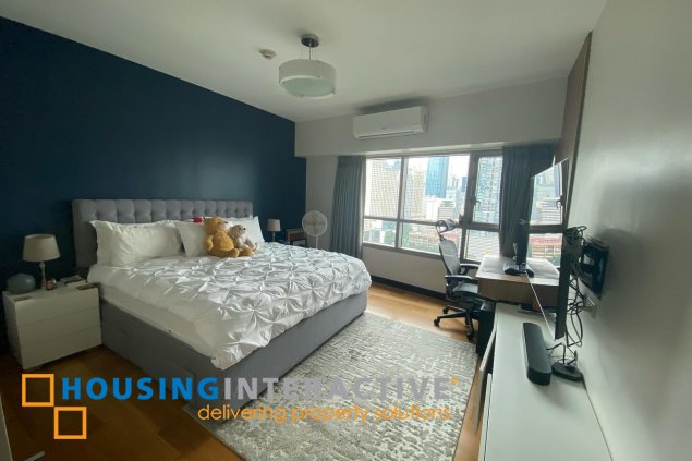 fully furnished 2br unit with parking for sale in the residences at greenbelt