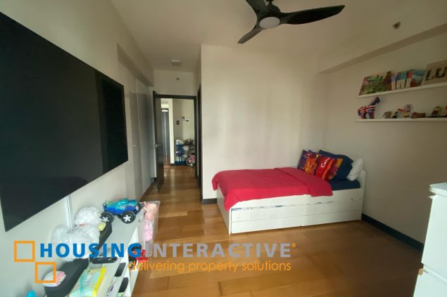 fully furnished 2br unit with parking for sale in the residences at greenbelt