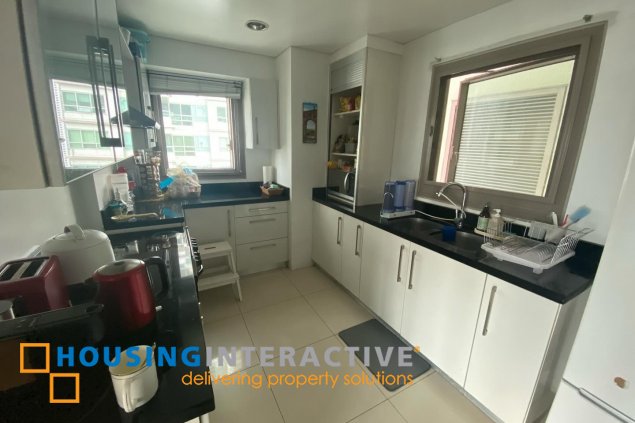 fully furnished 2br unit with parking for sale in the residences at greenbelt