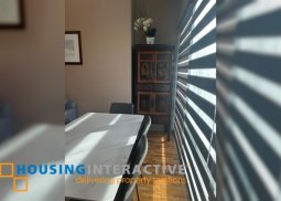 furnished 2br unit with parking for sale in one legaspi park