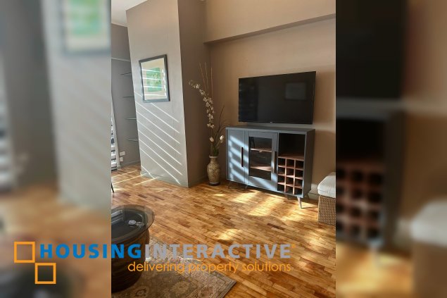 furnished 2br unit with parking for sale in one legaspi park