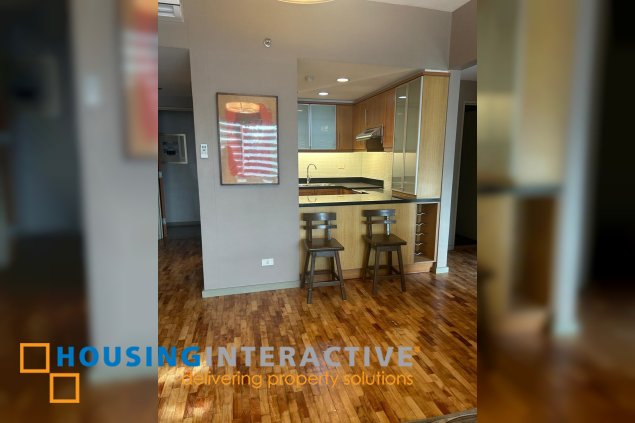 furnished 2br unit with parking for sale in one legaspi park