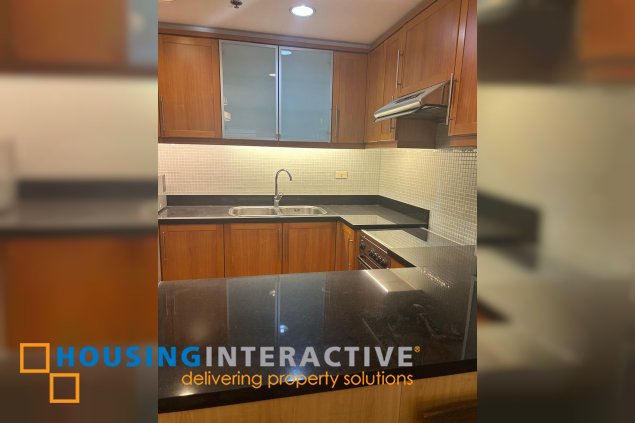 furnished 2br unit with parking for sale in one legaspi park