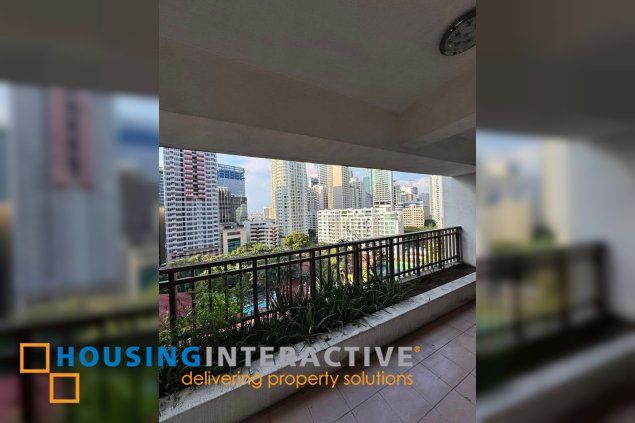 fully furnished 3br unit with balcony for lease in lpl plaza