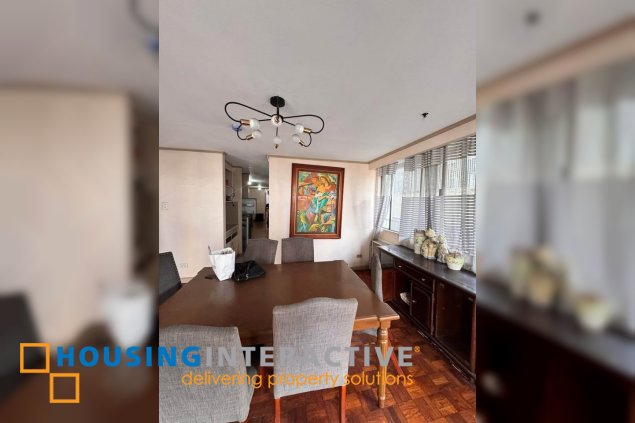 fully furnished 3br unit with balcony for lease in lpl plaza
