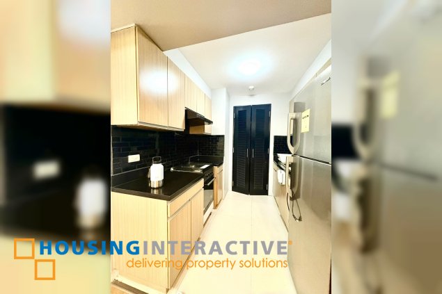 furnished 1br unit with balcony for lease in two maridien