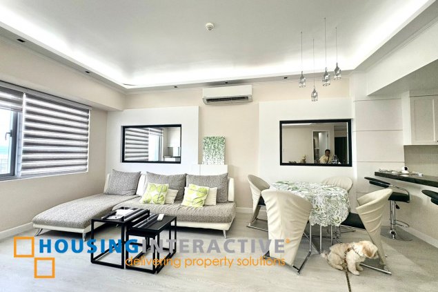 furnished 1br unit with balcony for lease in the infinity tower