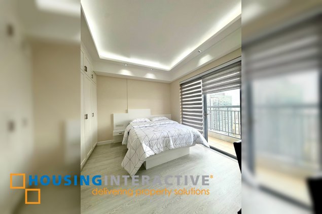 furnished 1br unit with balcony for lease in the infinity tower