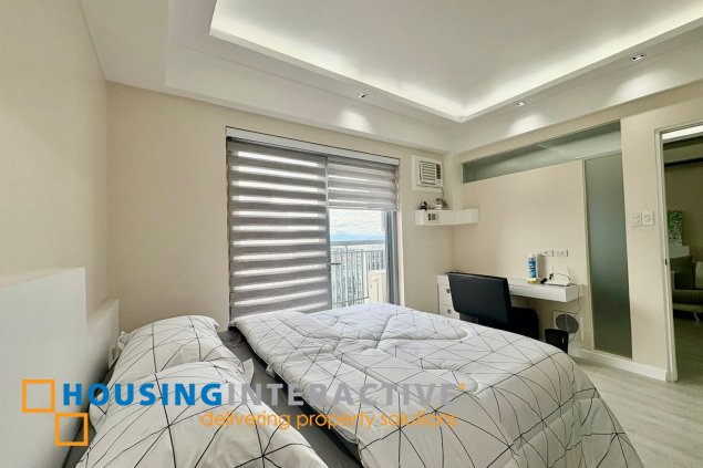 furnished 1br unit with balcony for lease in the infinity tower