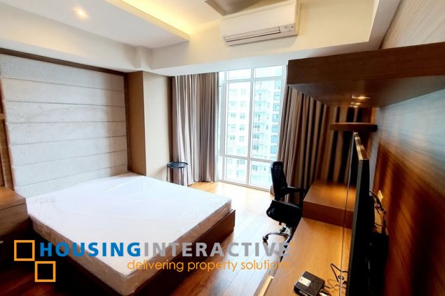 fully furnished 3br unit with parking for lease in two serendra