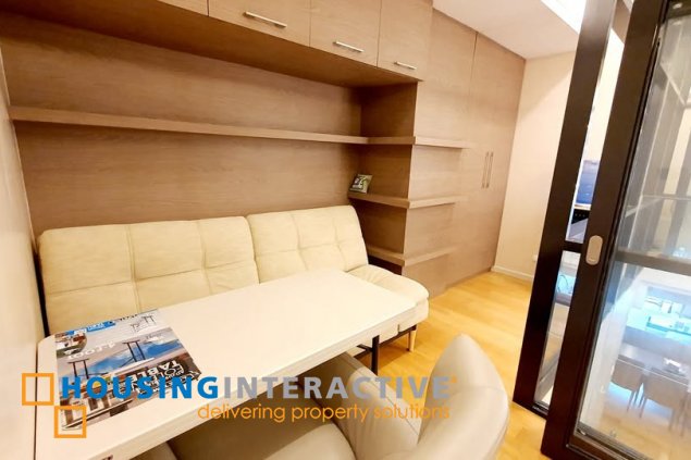 fully furnished 3br unit with parking for lease in two serendra