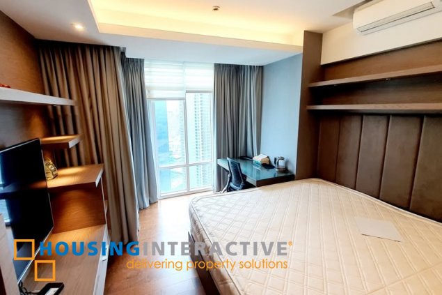 fully furnished 3br unit with parking for lease in two serendra