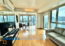 furnished 2br unit with parking for sale in one serendra
