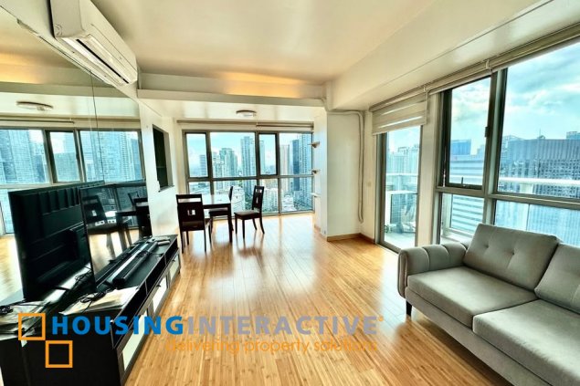 furnished 2br unit with parking for sale in one serendra