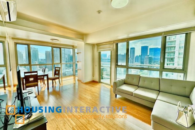 furnished 2br unit with parking for sale in one serendra