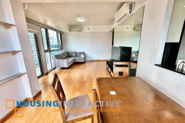 furnished 2br unit with parking for sale in one serendra