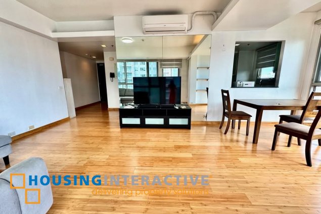 furnished 2br unit with parking for sale in one serendra