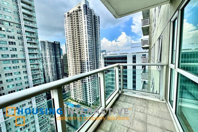 furnished 2br unit with parking for sale in one serendra