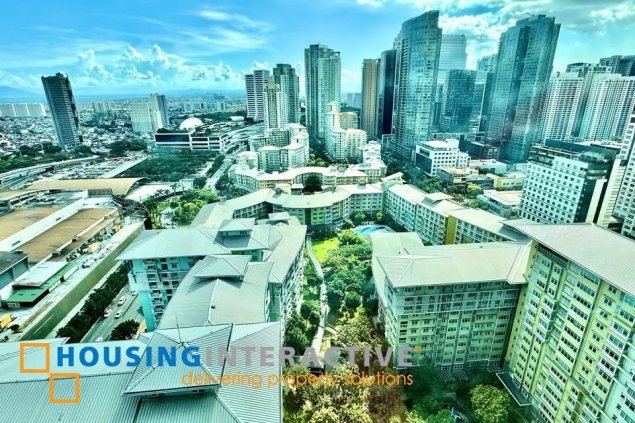 furnished 2br unit with parking for sale in one serendra