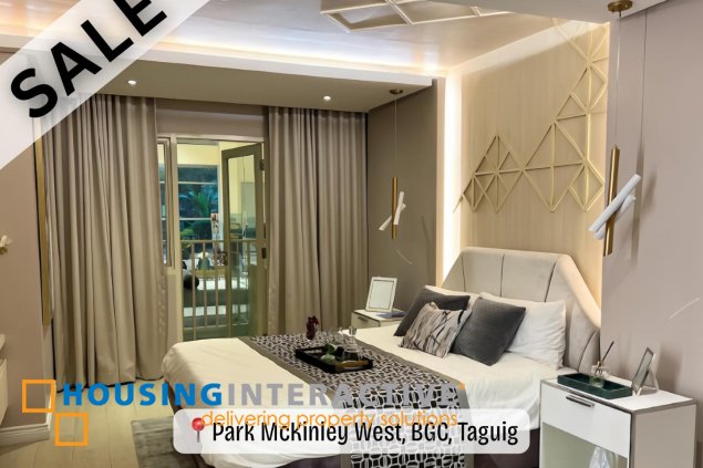 for sale: 1 bedroom condo at park mckinley west, bgc, taguig