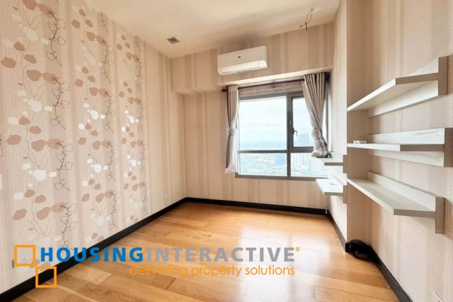 semi-furnished 3br unit with parking for sale in the residences at greenbelt