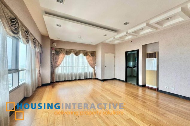 semi-furnished 3br unit with parking for sale in the residences at greenbelt